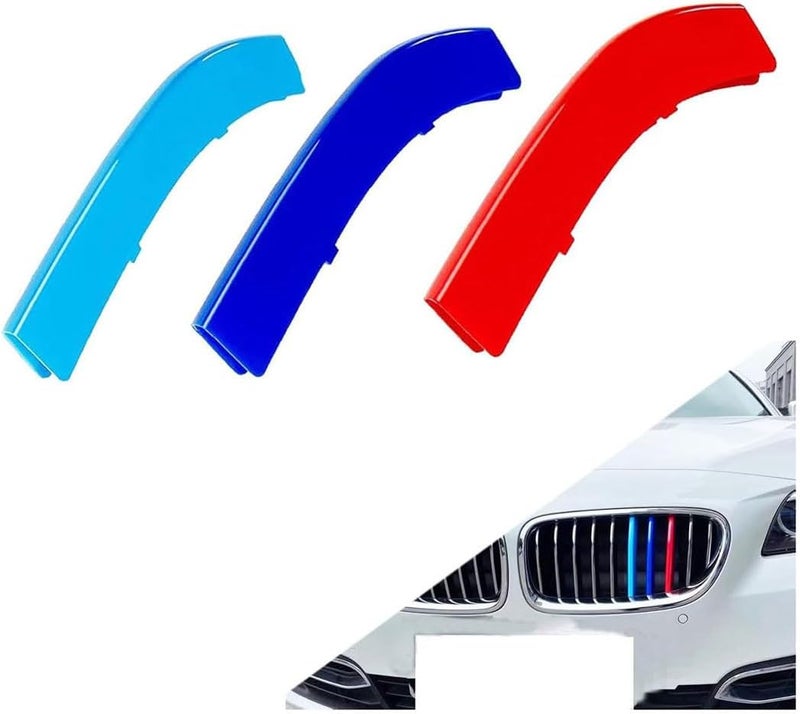 WITRRTIW Automotive grille Insert Trims Strips Front Center Kidney Grilles Compatible with 2010-2016 bmw accessories F10 F11 5 Series 528i 535i 550i with Grill 10-Beams grille insert accessories - Image 1